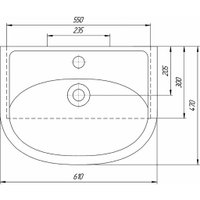 Умывальник Rosa Уют 60