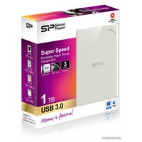 Внешний накопитель Silicon-Power Stream S03 1TB White (SP010TBPHDS03S3W)