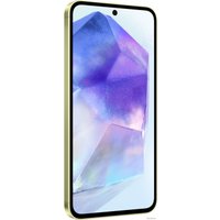 Смартфон Samsung Galaxy A55 SM-A556E 8GB/128GB + Яндекс Станция Лайт (желтый)