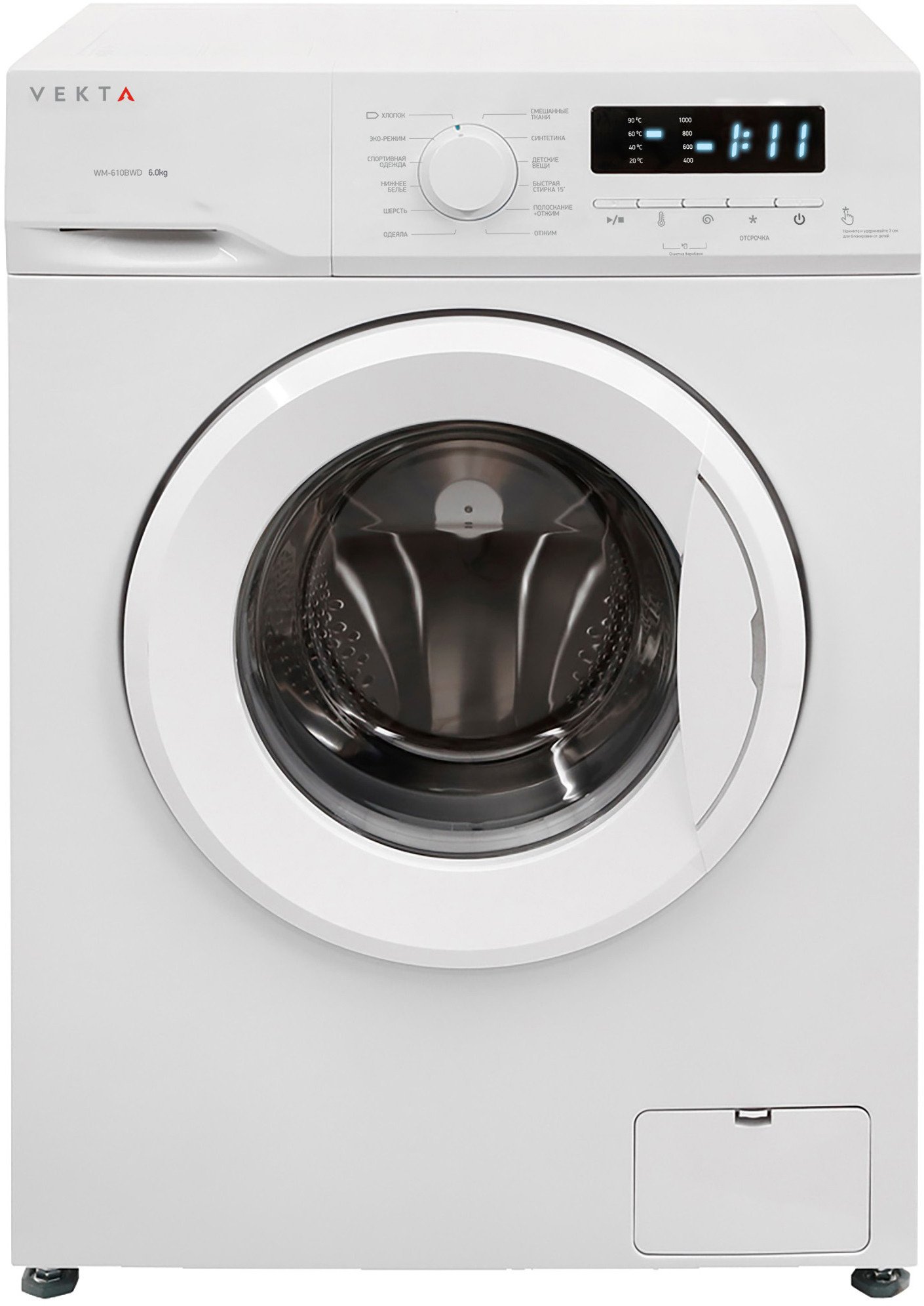 

Стиральная машина Vekta WM-610BWD