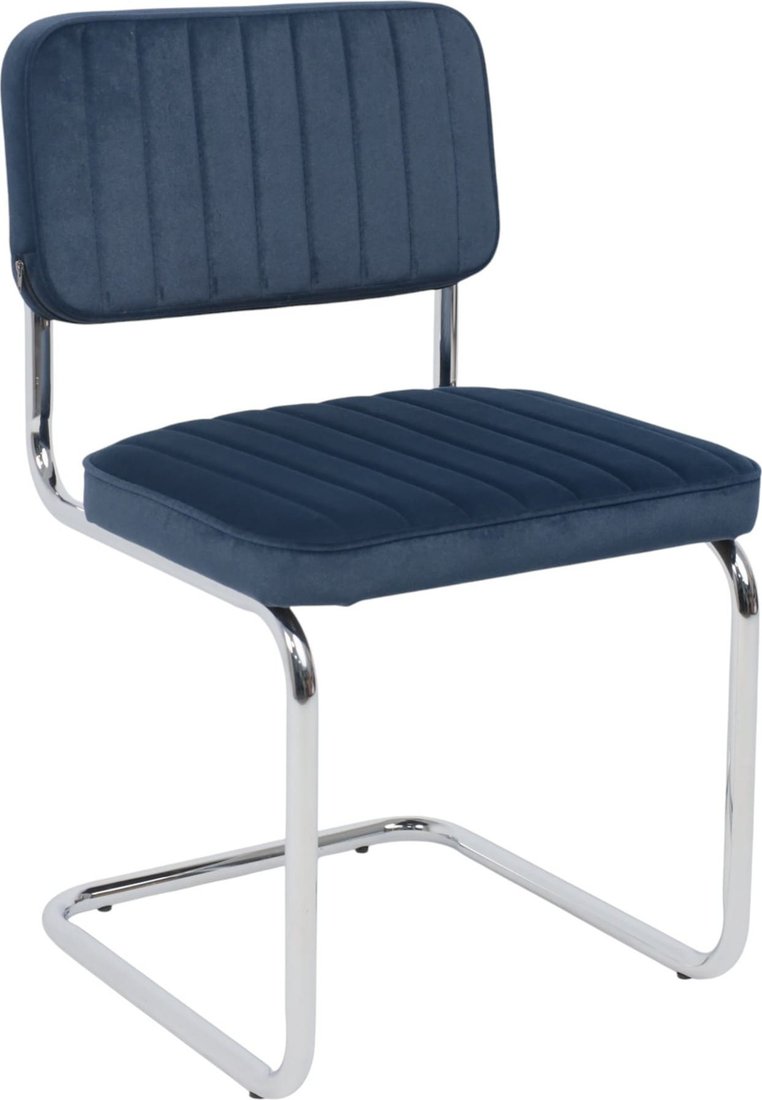 AksHome Славия Люкс Kiton 707 (синий велюр/хром)