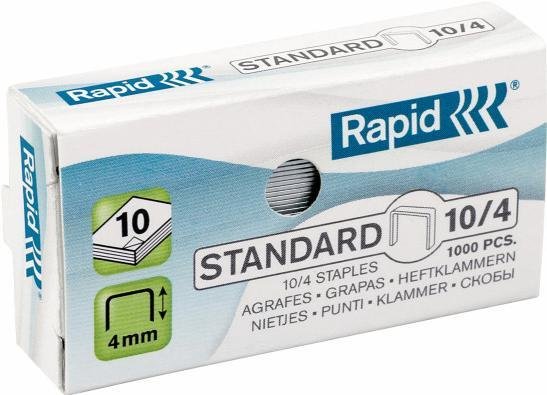 

Скобы канцелярские Rapid скобы Rapid Standard 10/4 1M