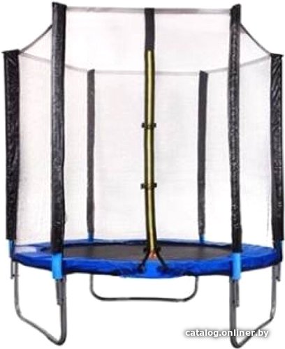 Батут Atlas Sport 140 см - 4.5ft (внешняя сетка, синий)
