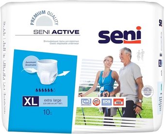 Трусы-подгузники для взрослых Seni Active Extra Large 4 (10 шт)