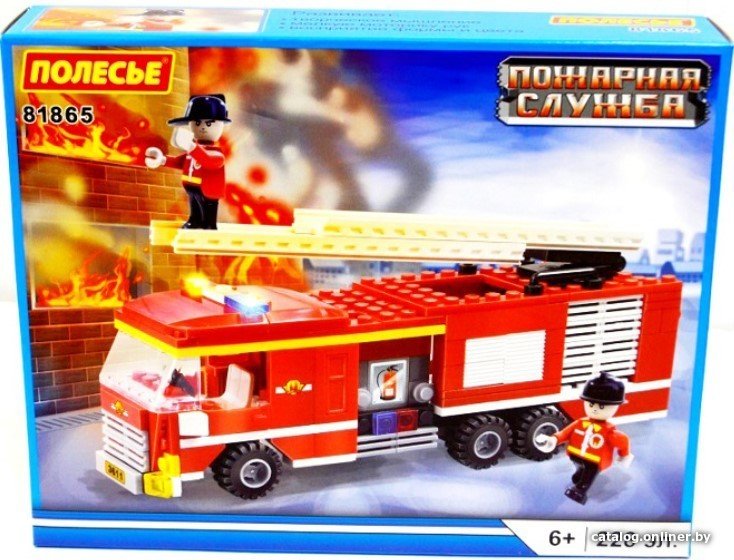Конструктор Полесье 81865 Классик. Пожарная служба-3