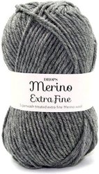 Merino Extra Fine 50 г 105 м 04 (темно-серый меланж)