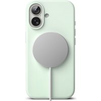 Чехол для телефона Ringke Silicone Magnetic для iPhone 17 (Soft Mint)