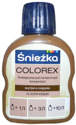 Colorex 0.1 л (№74, коричневый темный)