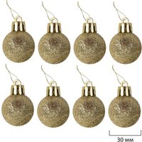 Елочная игрушка Золотая сказка 592183 (130 шт, красный/золотой/белый)