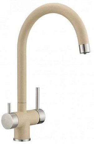 

Смеситель Milacio Ultra 554 MCU.554.BG (хром/бежевый)