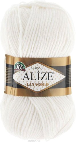 Alize Lanagold 55 (240 м, белый)