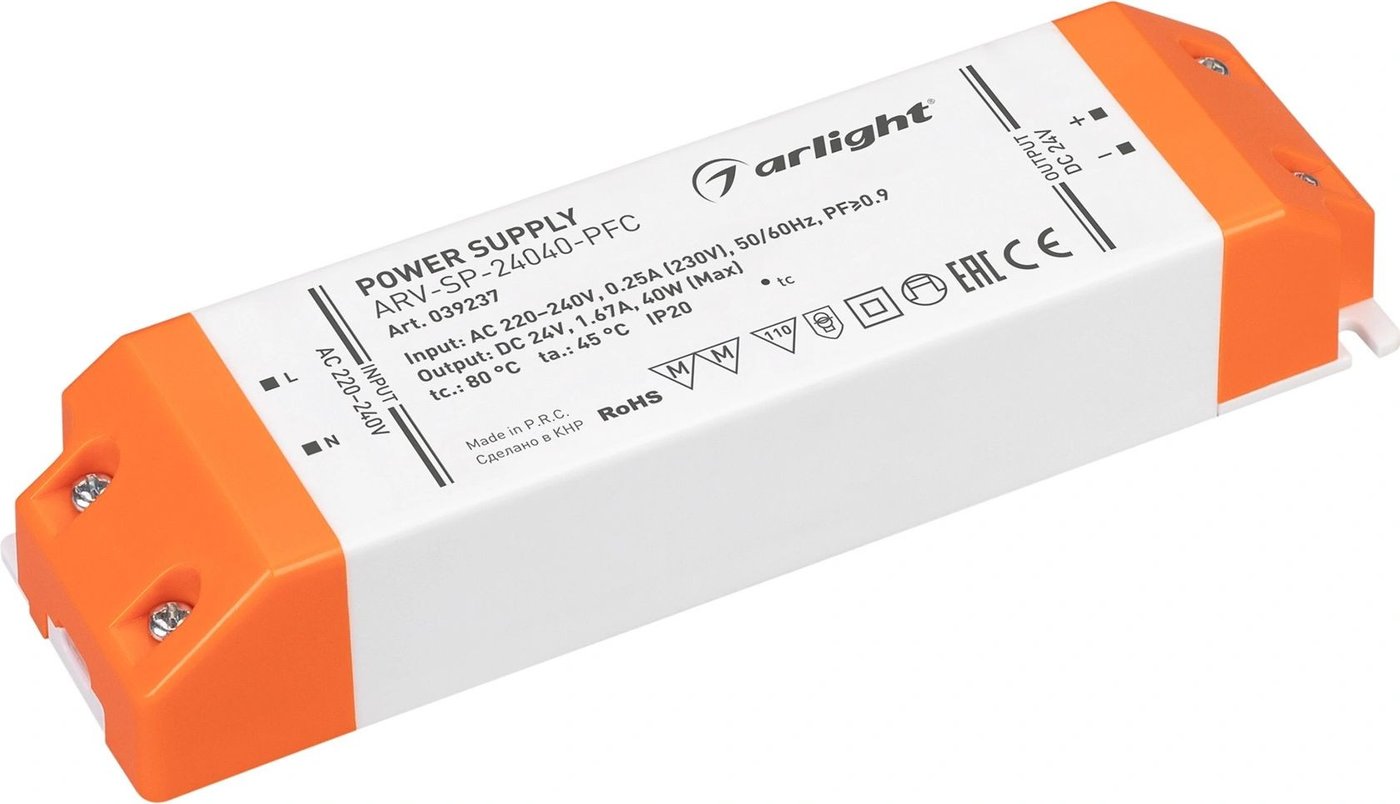 

Блок питания Arlight ARV-SP-24040-PFC 039237