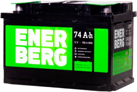 

Автомобильный аккумулятор Enerberg R+ низк. (74 А·ч)