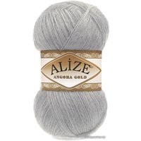 Пряжа для вязания Alize Angora gold 21 (550 м, серый)