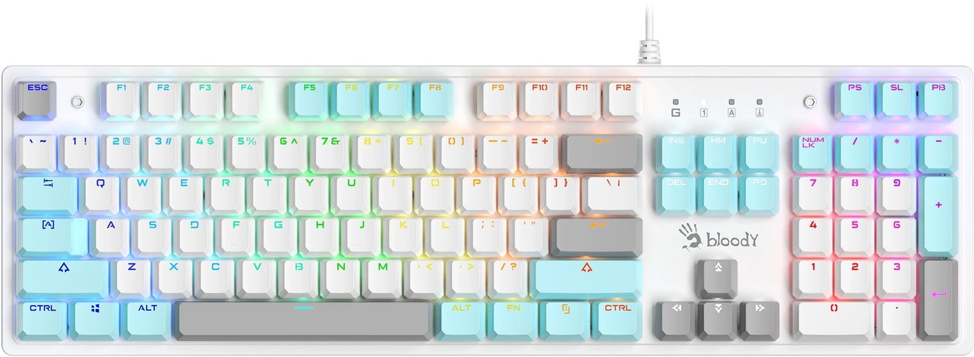 

Клавиатура A4Tech Bloody S520N (белый)