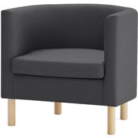 Интерьерное кресло Mio Tesoro Агата 351 (темно-серый 1173)