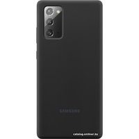 Чехол для телефона Samsung Silicone Cover для Galaxy Note 20 (черный)