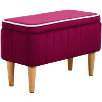 Банкетка MONOFIX Амма с ящиком (винный №63)