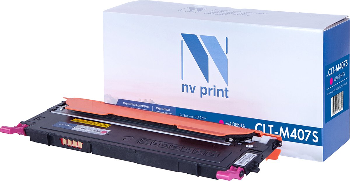 

Картридж NV Print NV-CLTM407SM (аналог Samsung CLT-M407S)