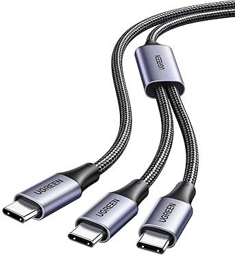 

Кабель Ugreen US561 35087USB Type-C - USB Type-C x3 (1.5 м, черный)