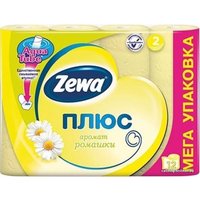 Туалетная бумага Zewa Плюс Ромашка 2 слоя (12 рулонов)
