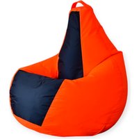 Кресло-мешок Mio Tesoro Груша Kombo XXL GF-130x85-OG (оранжевый/графит)