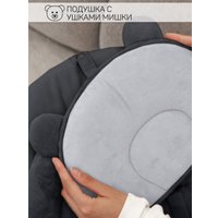 Шезлонг Amarobaby Teddy Swing AB24-22TED/09 (черный)