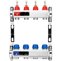 Запорная арматура Varmega Коллектор для теплого пола с расходомерами VM15104 ВР 1"