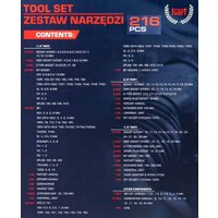 Универсальный набор инструментов RockForce RF-38841 Hart (216 предметов)