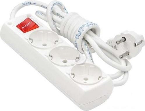 

Удлинитель Borsan BR-1563-2 (2 м, белый)