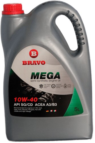 Моторное масло Bravo 10W-40 SG/CD 5л
