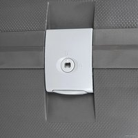 Чемодан-спиннер Francesco Molinary 337-HL301/3-21GRY (серый)