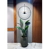 Настенные часы BALANCE HOME MOON 100 см (черный)
