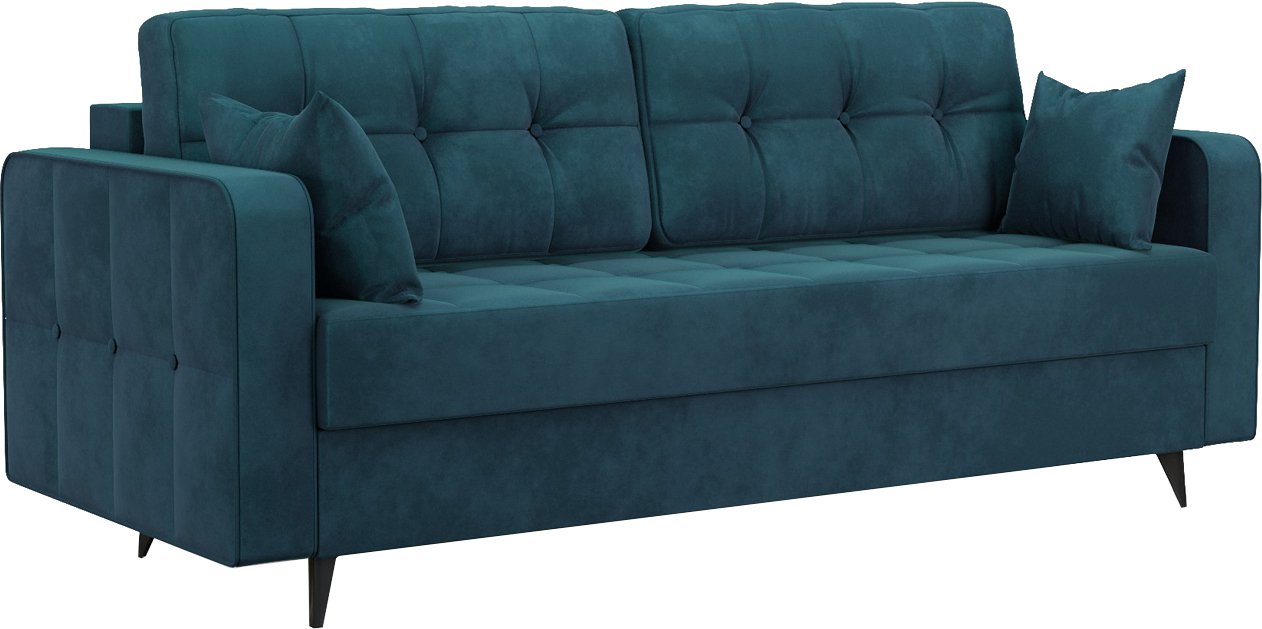 

Диван Мебель-АРС Снеп (бархат сине-зеленый Star Velvet 43 Black Green)