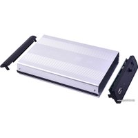 Бокс для накопителей 3.5" USBTOP SATA – USB2.0 (серебристый, с блоком питания)
