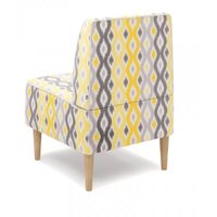 Интерьерное кресло Mio Tesoro Одос Принт (абстракция/микровелюр)
