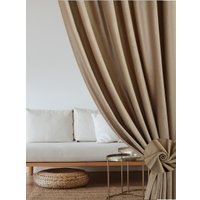 Комплект штор Soft Lines Бархат 9138-D2 (150x260, кофейный)