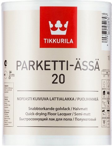 

Лак Tikkurila Parketti Assa 1 л (полуматовый)