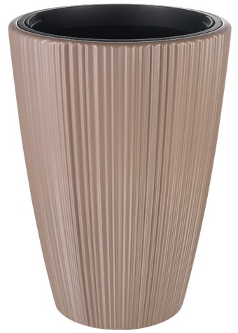 Кашпо Эльфпласт Tocco EP667 (серо-коричневый)