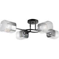 Припотолочная люстра Aitin Pro НПБ 02-4x60-101 96297/4 (черный/хром)