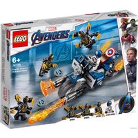 Конструктор LEGO Marvel Super Heroes 76123 Капитан Америка: Атака Аутрайдеров