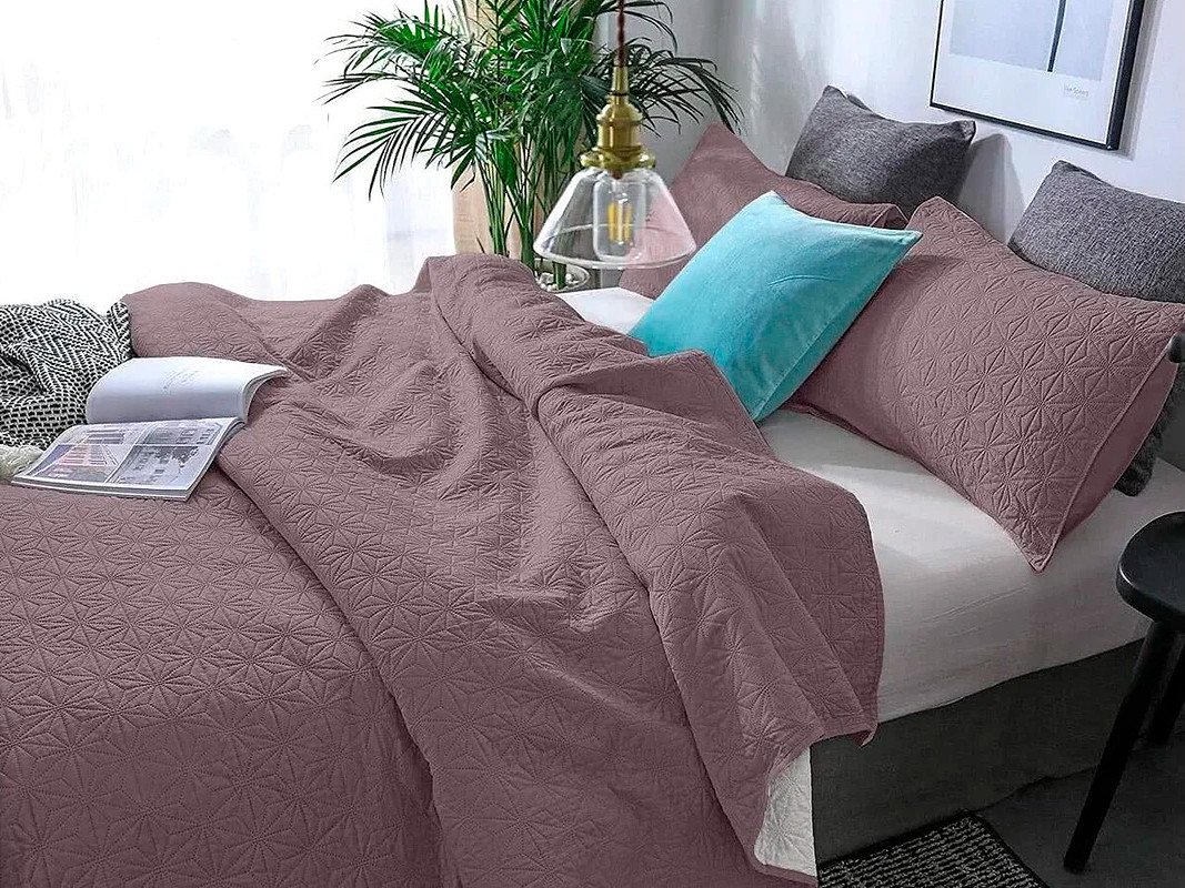 

Покрывало Bellissimo Pallada 210х230 25290521-58P (сухая слива)