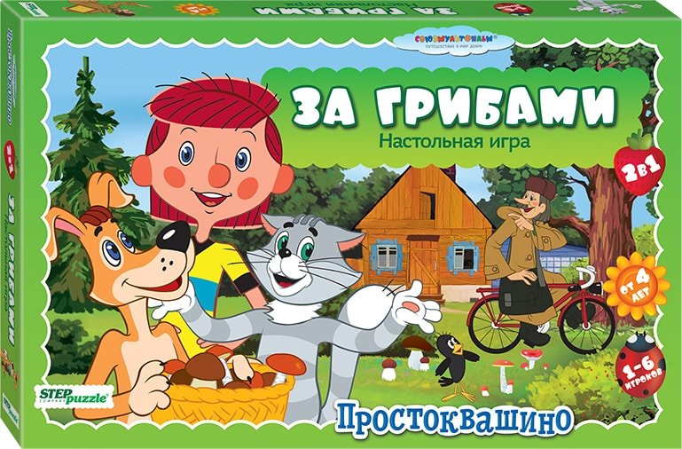 

Детская настольная игра Step Puzzle За грибами 76539