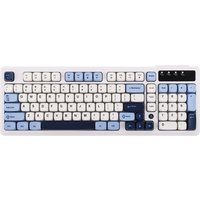 Клавиатура Ajazz AF98 Wired (белый/синий)