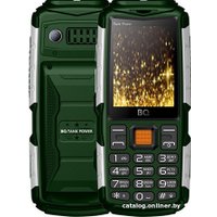 Кнопочный телефон BQ BQ-2430 Tank Power (зеленый)