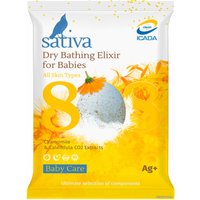Средство для купания Sativa Baby Care сухой эликсир с ромашкой и календулой №808 15 г