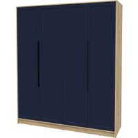 Шкаф распашной Интерлиния Концепт Тренд КТ-Ш4 (дуб золотой/индиго)