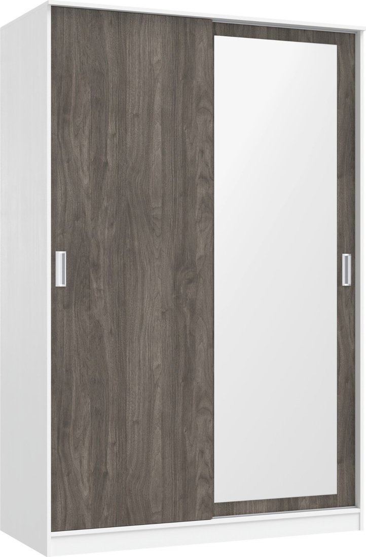 

Шкаф-купе Кортекс-мебель Лагуна ШК02-01 (белый/орех элия)