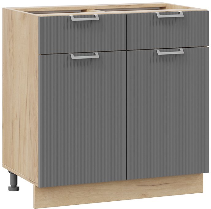 

Шкаф напольный Трия Кимберли 1Н8Я1 (дуб крафт золотой/титан)