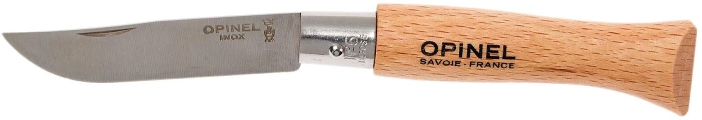 

Складной нож Opinel N°5 нержавеющая сталь (бук)